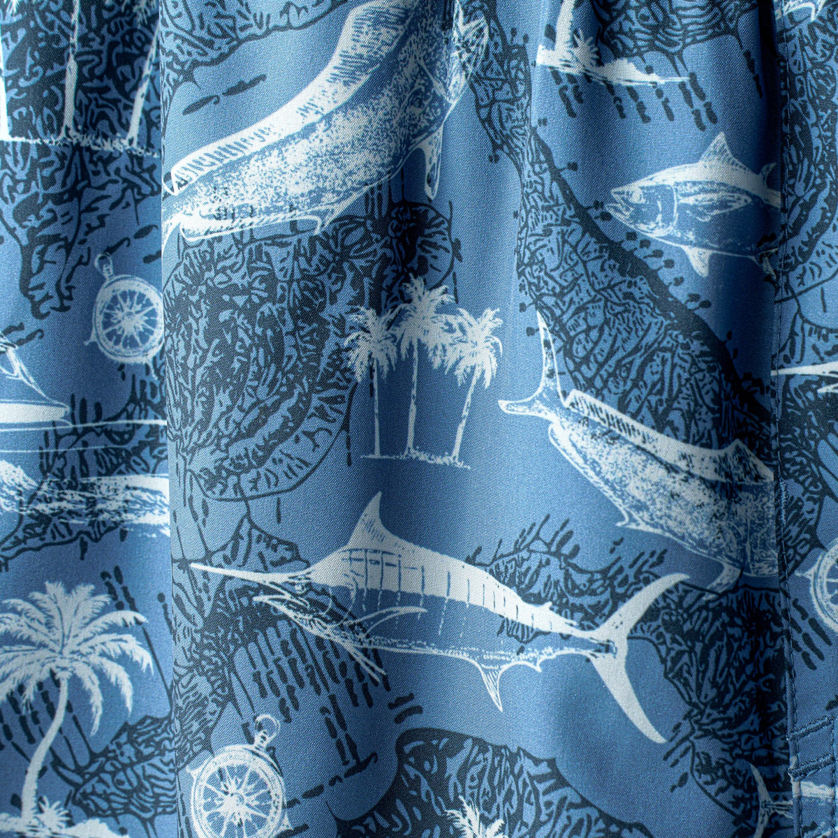 Stratified Sea Strike Printed Swim Trunks / AFTCO Signature
