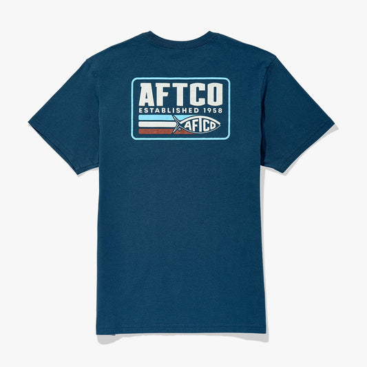 Cement Strype SS Fishing T-Shirt / AFTCO Best Seller