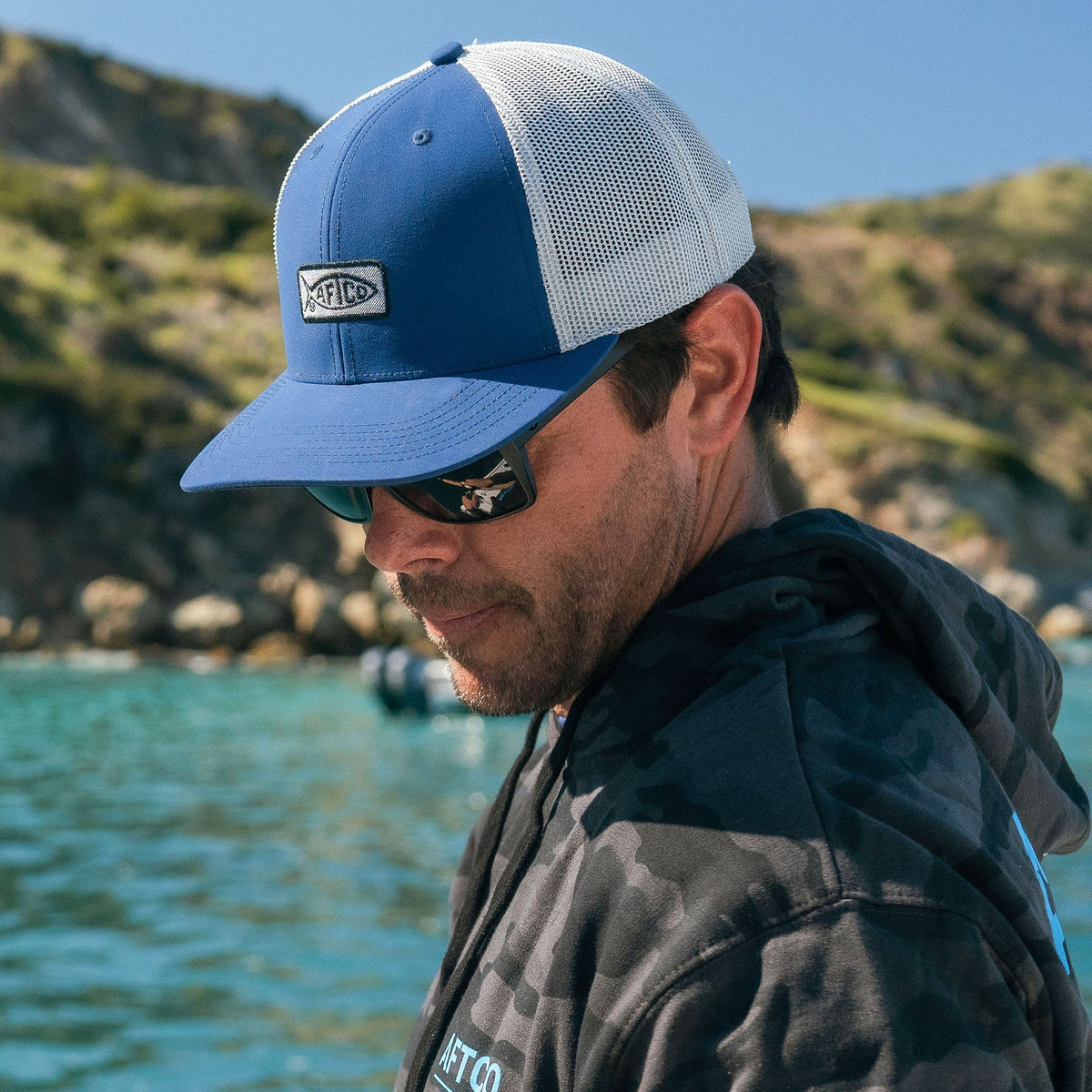 Latigo Bay Original Fishing Trucker Hat / AFTCO Best Seller