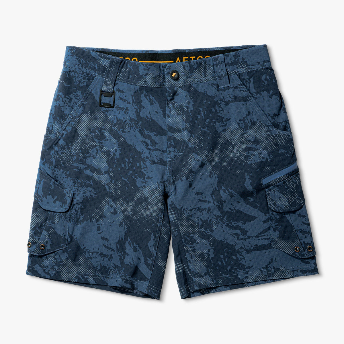 Naval Storm Camo Pinnacle Fishing Shorts / AFTCO Essential