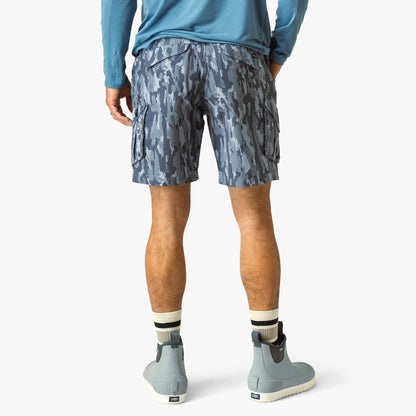 Naval Storm Camo Pinnacle Fishing Shorts / AFTCO Essential