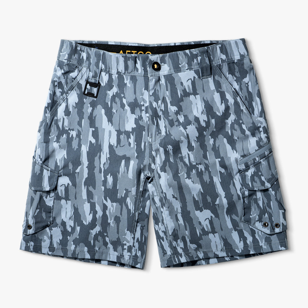 Naval Storm Camo Pinnacle Fishing Shorts / AFTCO Essential