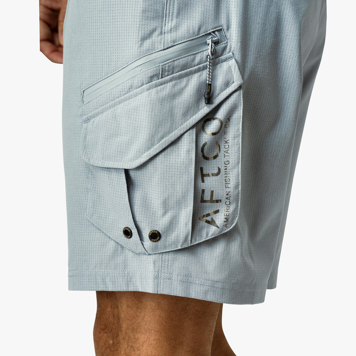 Naval Storm Camo Pinnacle Fishing Shorts / AFTCO Essential