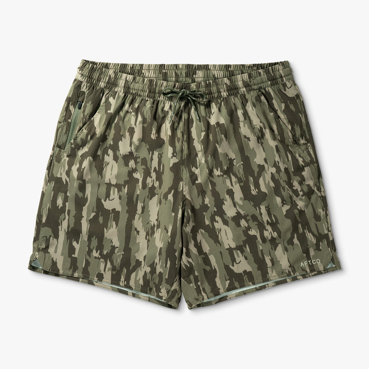 Olive Current Camo Swiftwater Volley Shorts / AFTCO Trending