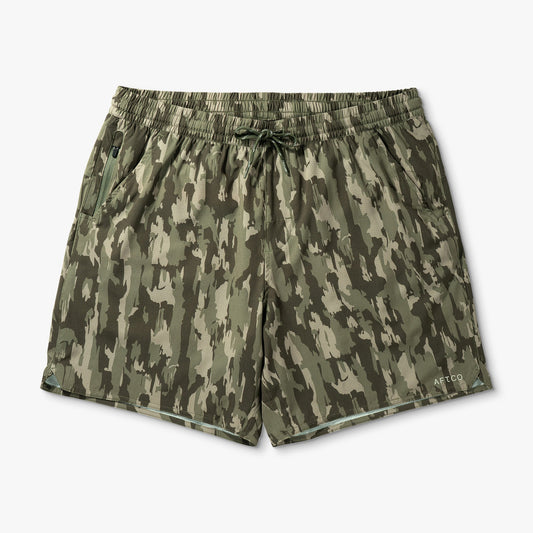 Olive Current Camo Swiftwater Volley Shorts / AFTCO Trending