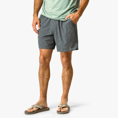 Olive Current Camo Swiftwater Volley Shorts / AFTCO Trending