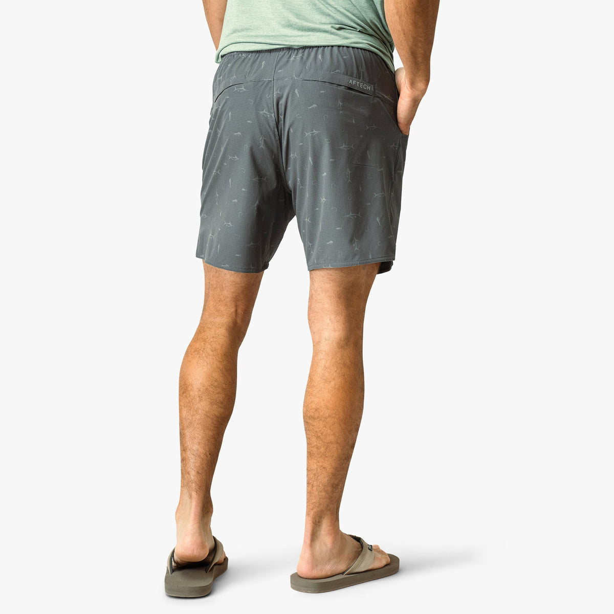 Olive Current Camo Swiftwater Volley Shorts / AFTCO Trending