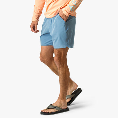 Olive Current Camo Swiftwater Volley Shorts / AFTCO Trending