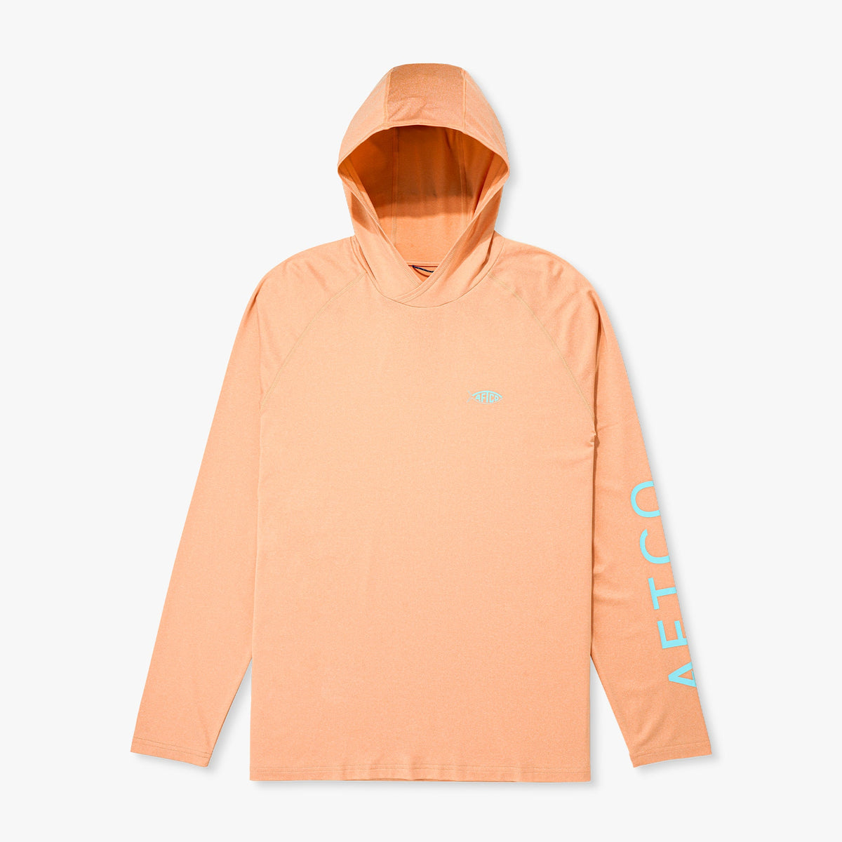 Coral Sands Heather Samurai Long Sleeve Sun Protection Hoodie / AFTCO Discount