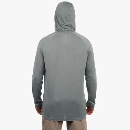 Coral Sands Heather Samurai Long Sleeve Sun Protection Hoodie / AFTCO Discount