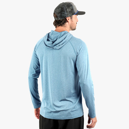 Coral Sands Heather Samurai Long Sleeve Sun Protection Hoodie / AFTCO Discount