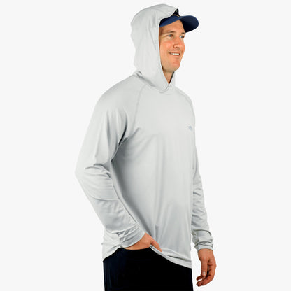Coral Sands Heather Samurai Long Sleeve Sun Protection Hoodie / AFTCO Discount