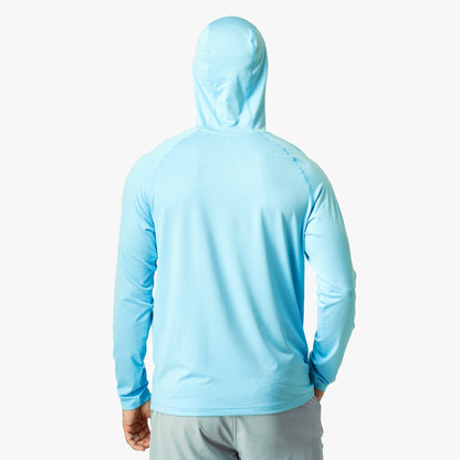 Coral Sands Heather Samurai Long Sleeve Sun Protection Hoodie / AFTCO Discount