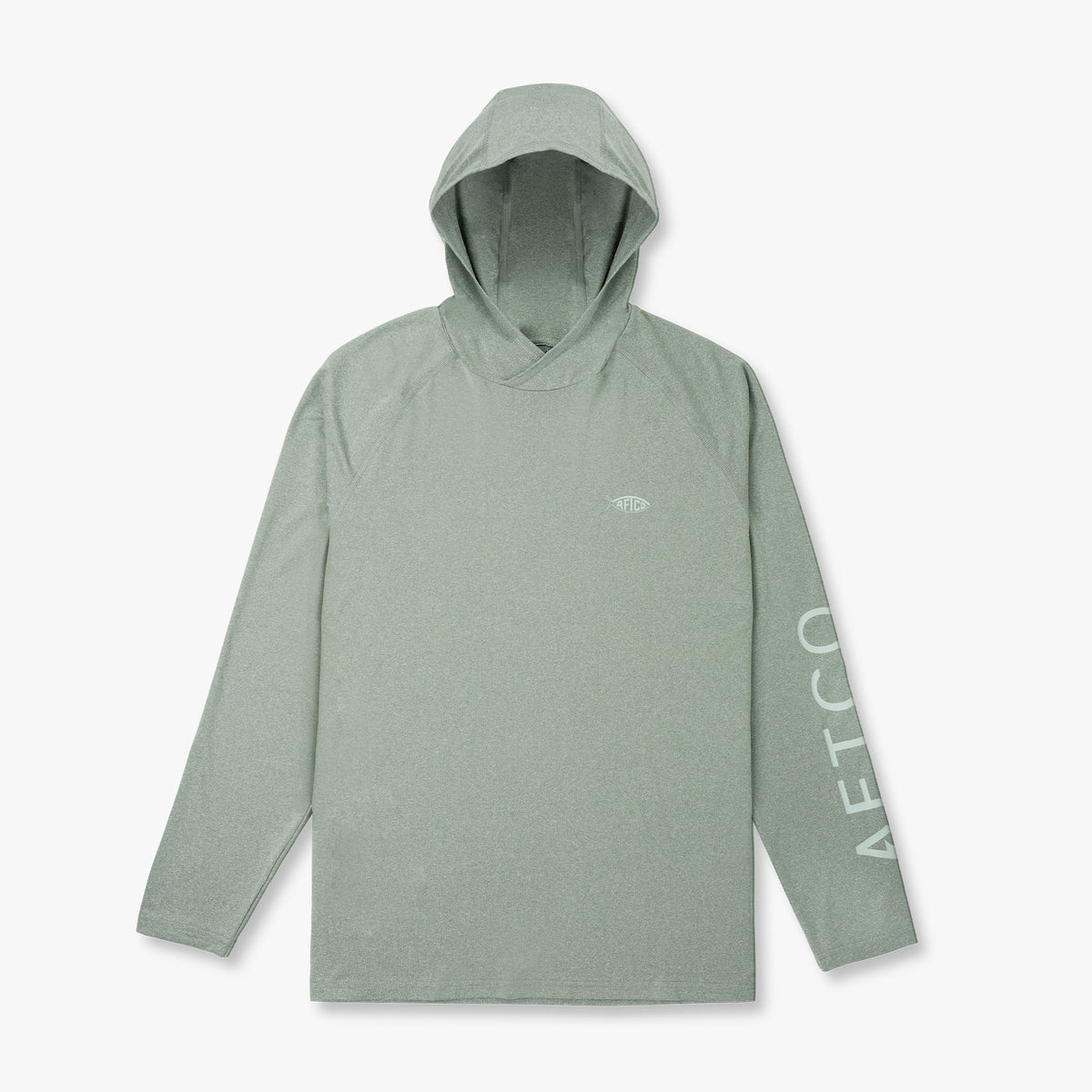 Coral Sands Heather Samurai Long Sleeve Sun Protection Hoodie / AFTCO Discount