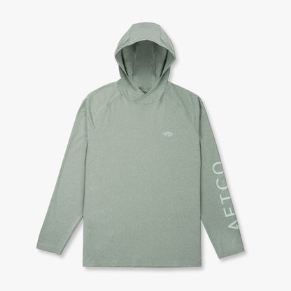 Coral Sands Heather Samurai Long Sleeve Sun Protection Hoodie / AFTCO Discount