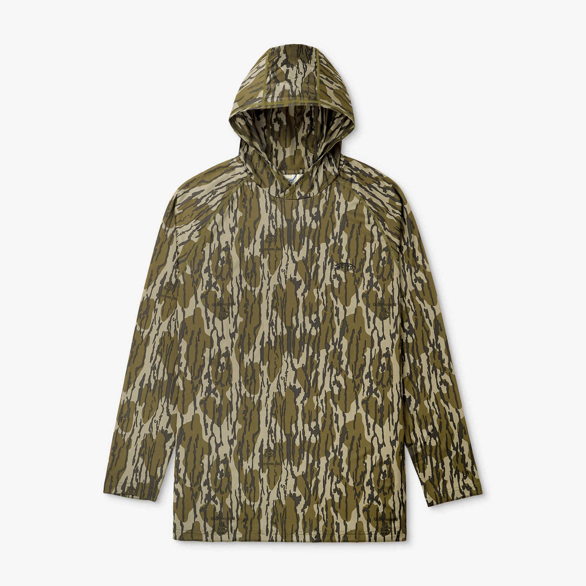 Green Leaf Mossy Oak® Camo Performance Hood / AFTCO Deals