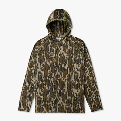 Green Leaf Mossy Oak® Camo Performance Hood / AFTCO Deals