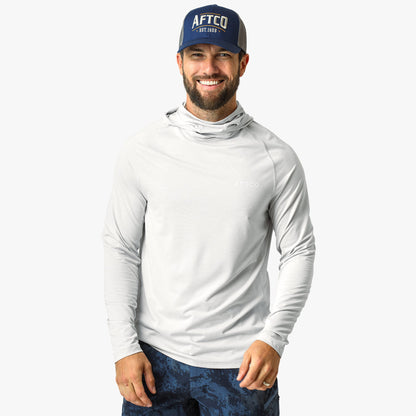 Oyster Gray Heather Adapt Tactical Phase Change Performance Shirt / AFTCO Smart Buy