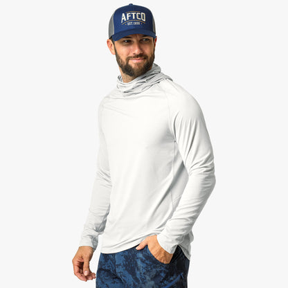 Oyster Gray Heather Adapt Tactical Phase Change Performance Shirt / AFTCO Smart Buy