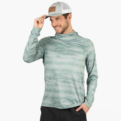 Oyster Gray Heather Adapt Tactical Phase Change Performance Shirt / AFTCO Smart Buy