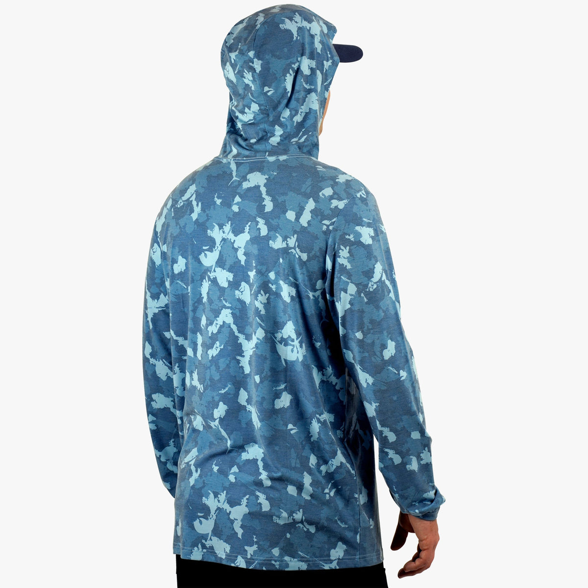 Sand Grouper Camo Ocean Bound Hooded Performance Shirt / AFTCO Top Pick