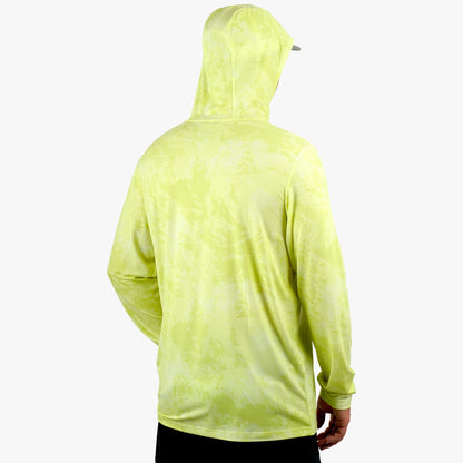 Sand Grouper Camo Ocean Bound Hooded Performance Shirt / AFTCO Top Pick