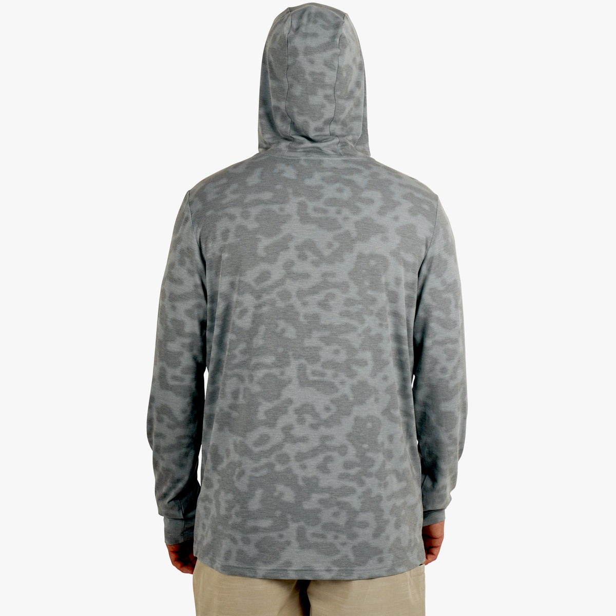 Sand Grouper Camo Ocean Bound Hooded Performance Shirt / AFTCO Top Pick