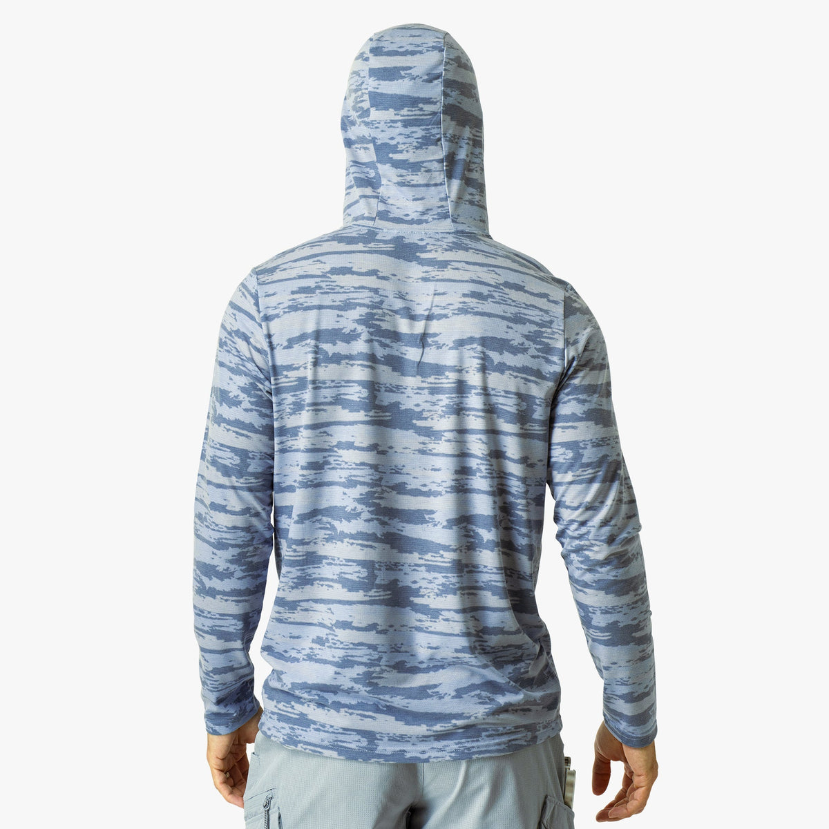Sand Grouper Camo Ocean Bound Hooded Performance Shirt / AFTCO Top Pick
