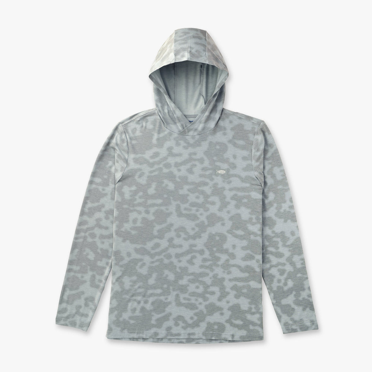 Sand Grouper Camo Ocean Bound Hooded Performance Shirt / AFTCO Top Pick