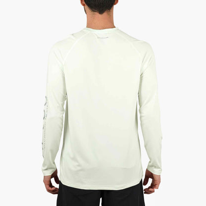 Coral Sands Heather Men's Long Sleeve Sun Protection Shirt - Samurai by AFTCO / AFTCO Best Price