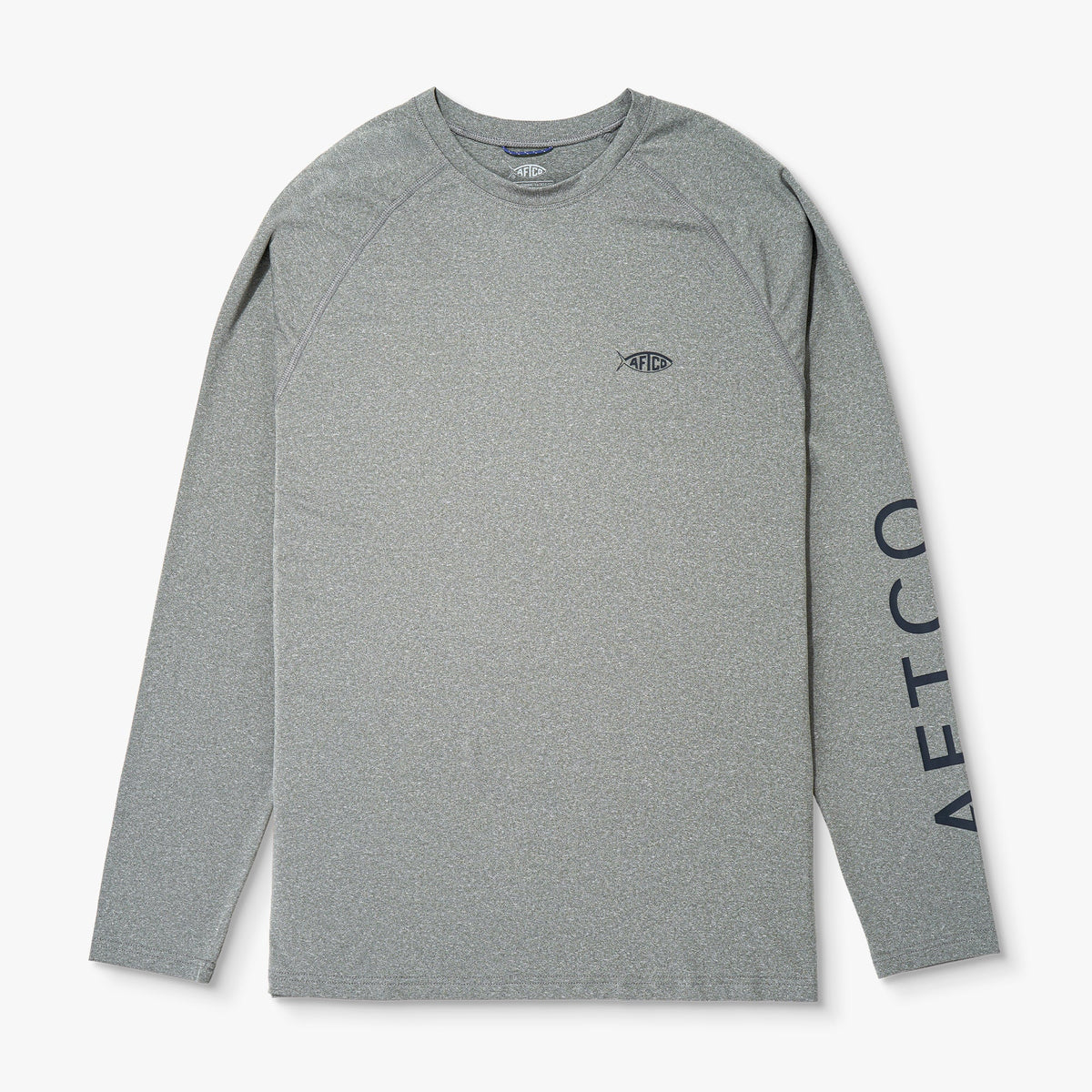 Coral Sands Heather Men's Long Sleeve Sun Protection Shirt - Samurai by AFTCO / AFTCO Best Price