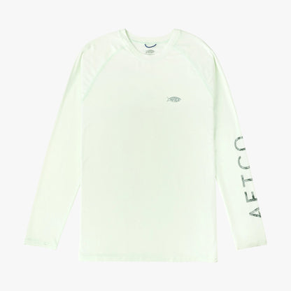 Coral Sands Heather Men's Long Sleeve Sun Protection Shirt - Samurai by AFTCO / AFTCO Best Price