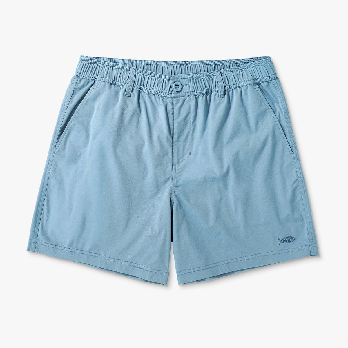 Blue Shadow Landlocked Stretch Shorts / AFTCO Trusted