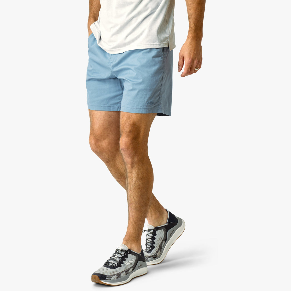 Blue Shadow Landlocked Stretch Shorts / AFTCO Trusted