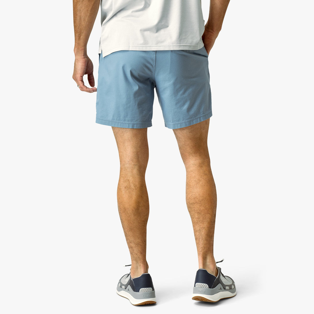 Blue Shadow Landlocked Stretch Shorts / AFTCO Trusted
