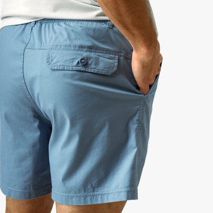 Blue Shadow Landlocked Stretch Shorts / AFTCO Trusted