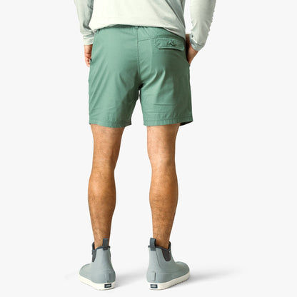Blue Shadow Landlocked Stretch Shorts / AFTCO Trusted