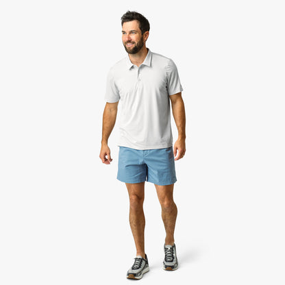 Blue Shadow Landlocked Stretch Shorts / AFTCO Trusted