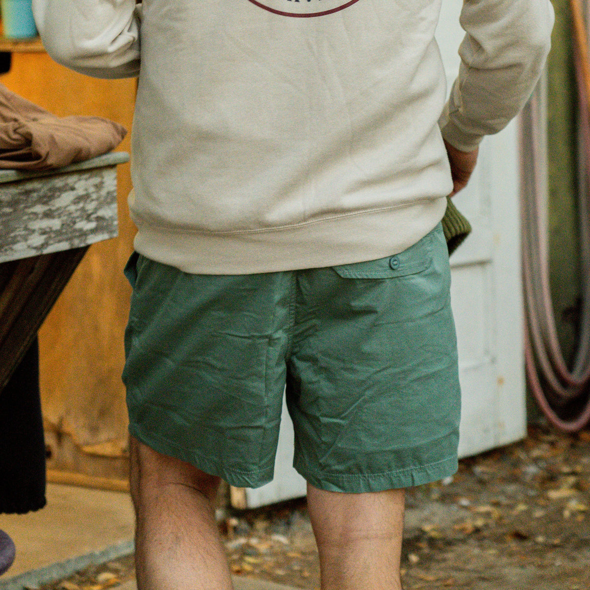 Blue Shadow Landlocked Stretch Shorts / AFTCO Trusted