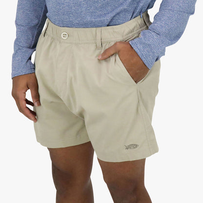 Blue Shadow Landlocked Stretch Shorts / AFTCO Trusted