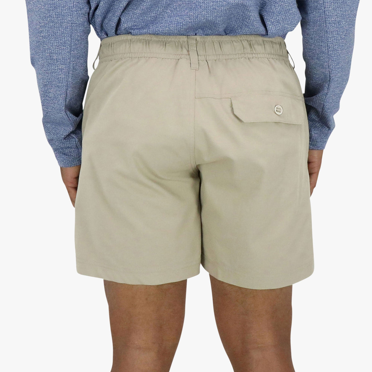 Blue Shadow Landlocked Stretch Shorts / AFTCO Trusted