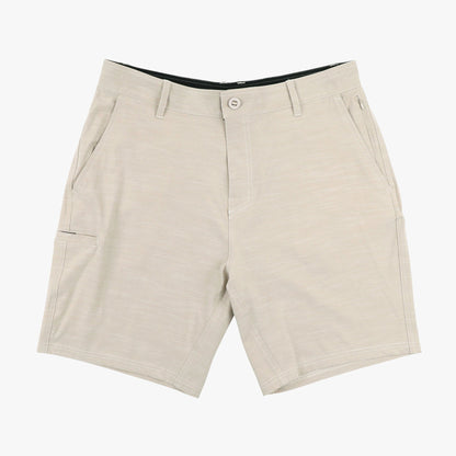 Khaki 7 365 Hybrid Stretch Chino Fishing Shorts / AFTCO Everyday