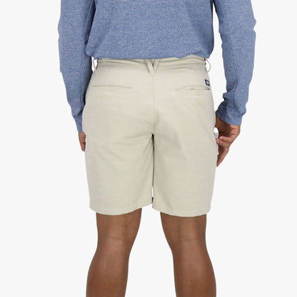 Khaki 7 365 Hybrid Stretch Chino Fishing Shorts / AFTCO Everyday