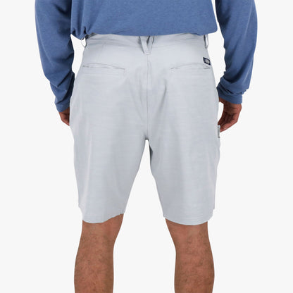 Khaki 7 365 Hybrid Stretch Chino Fishing Shorts / AFTCO Everyday
