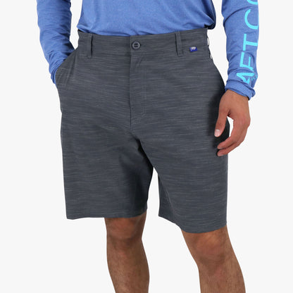 Khaki 7 365 Hybrid Stretch Chino Fishing Shorts / AFTCO Everyday