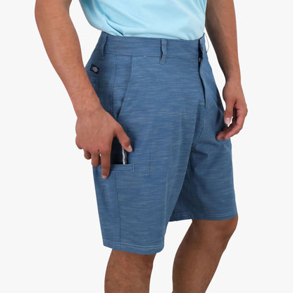 Khaki 7 365 Hybrid Stretch Chino Fishing Shorts / AFTCO Everyday