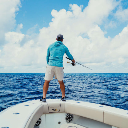 Khaki 7 365 Hybrid Stretch Chino Fishing Shorts / AFTCO Everyday