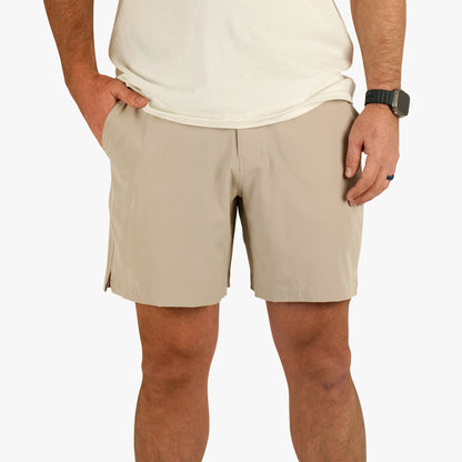 Harbor Gray Everyday Stretch Men's Casual Shorts / AFTCO Great Value