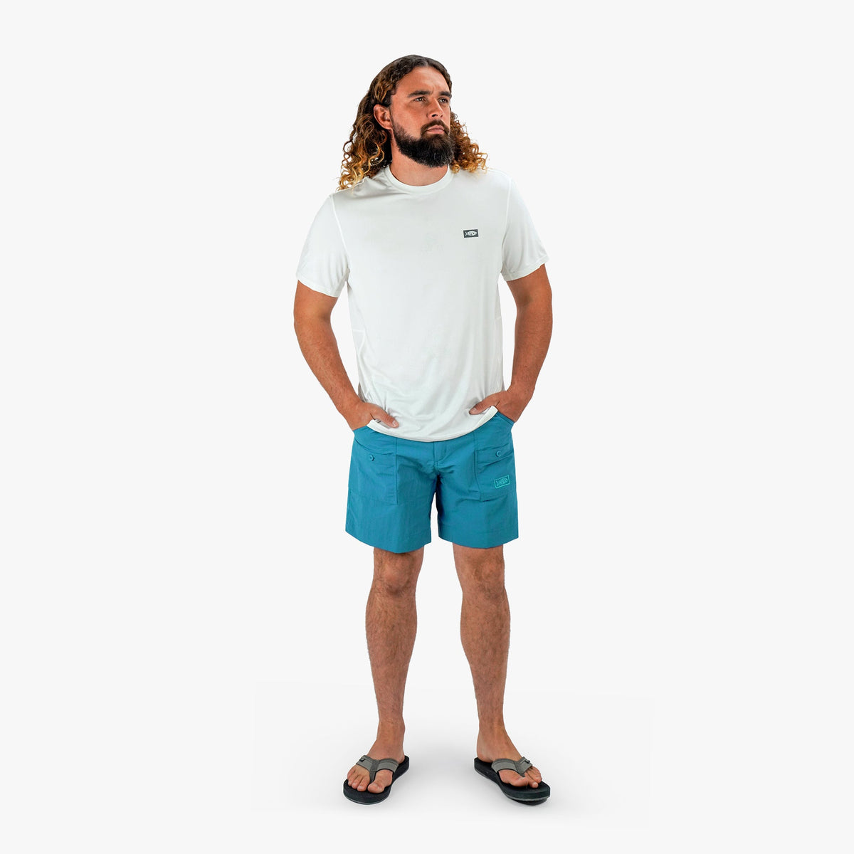 Splish Splash Original Mens Fishing Shorts Long - Classic Colors - AFTCO / AFTCO Hot Sale