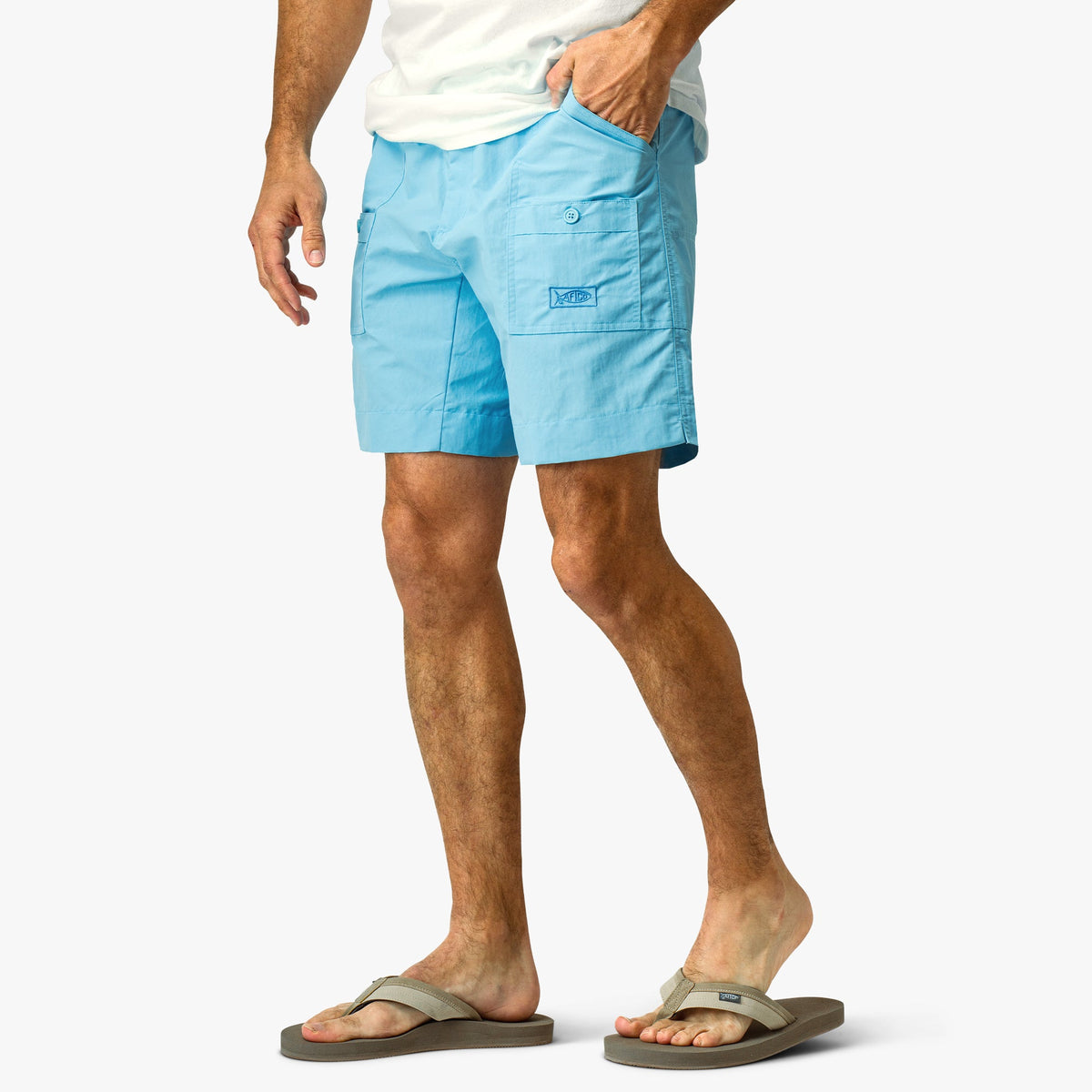 Splish Splash Original Mens Fishing Shorts Long - Classic Colors - AFTCO / AFTCO Hot Sale